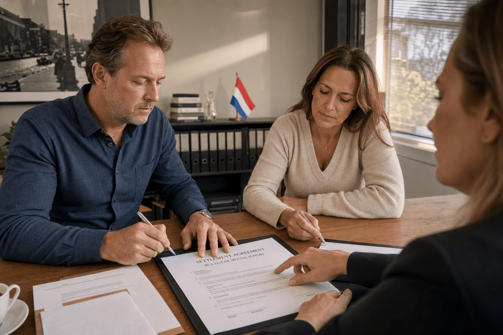 Welke stappen moet je doorlopen om partneralimentatie af te kopen na een scheiding, en wanneer heb je toestemming van de rechter&nbsp;nodig?