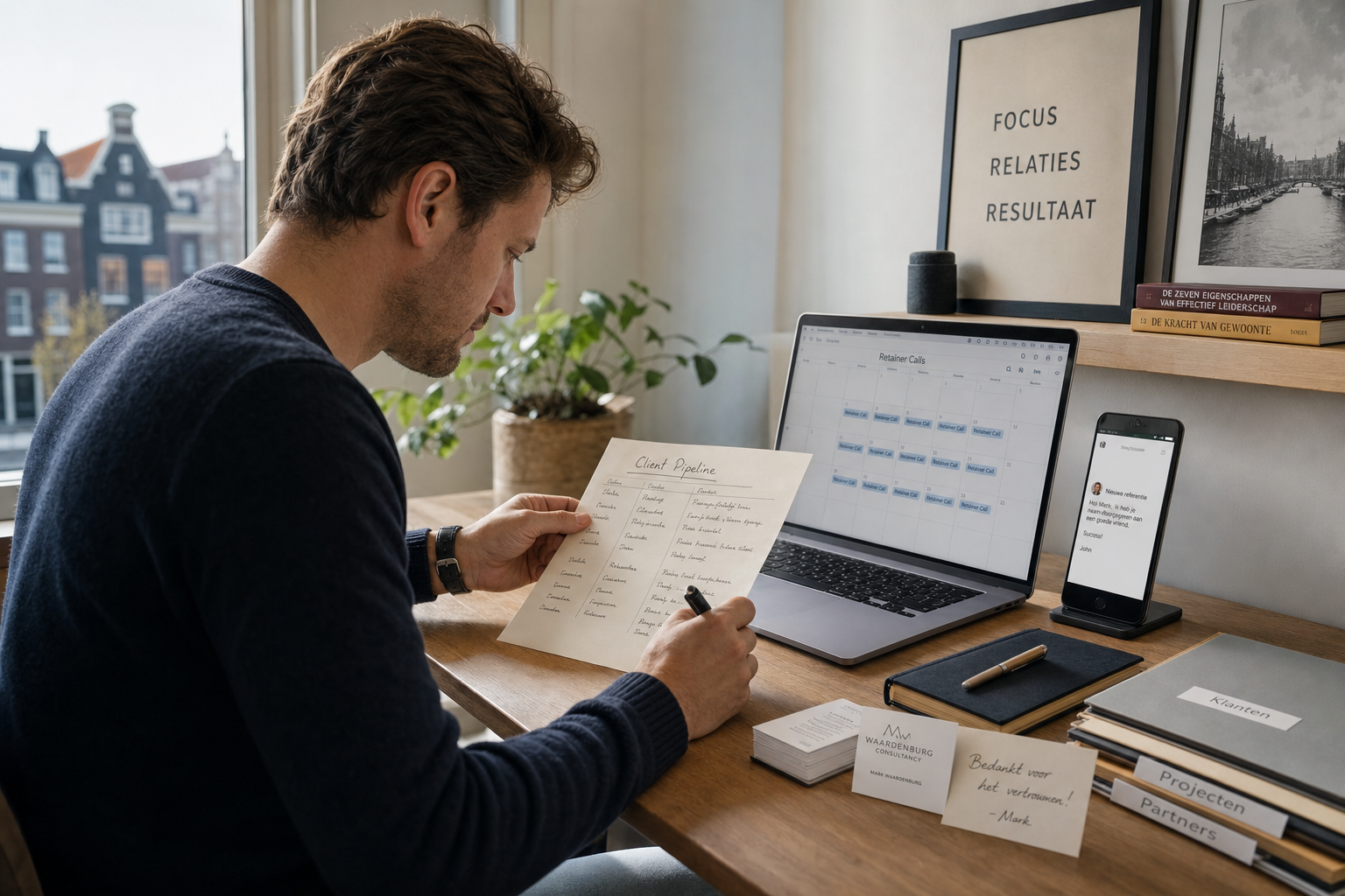 Freelance pipeline opbouwen