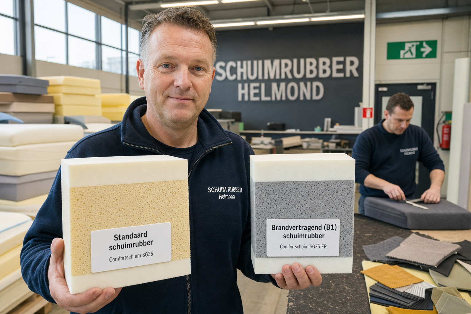 Verschil tussen standaard en brandvertragend schuimrubber